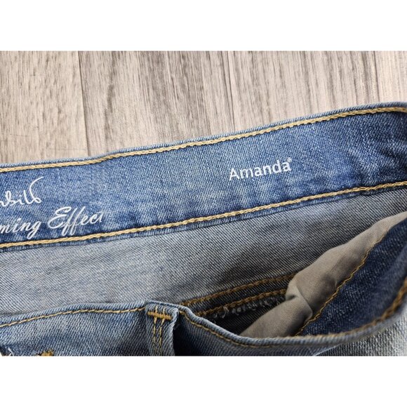 Gloria Vanderbilt Amanda Jeans Womens 16 Cropped Denim All Around Slimming - Picture 6 of 12